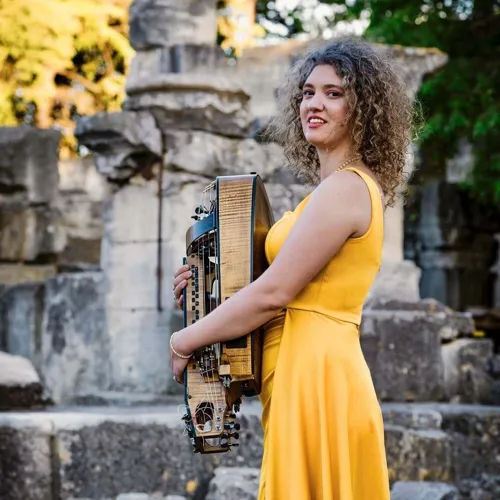 Affiche de Traces (piadas) : suite occitane concert d'Eléonore Fourniau