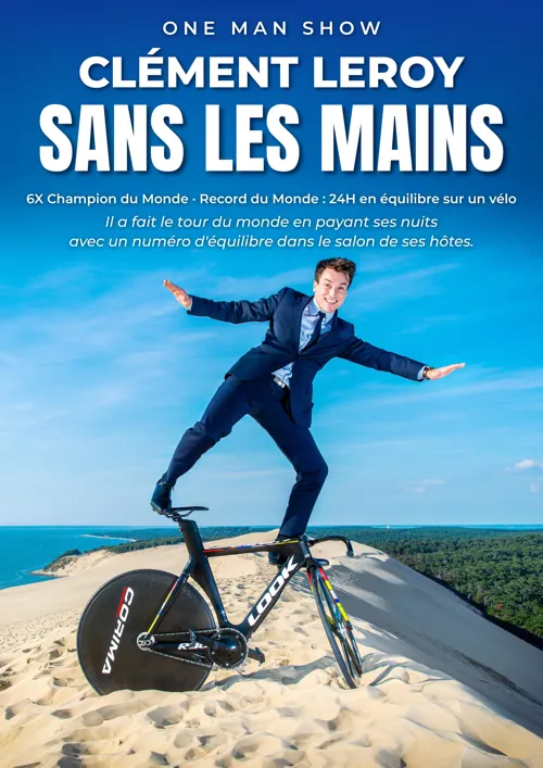 Affiche de Clément Leroy dans Sans les mains