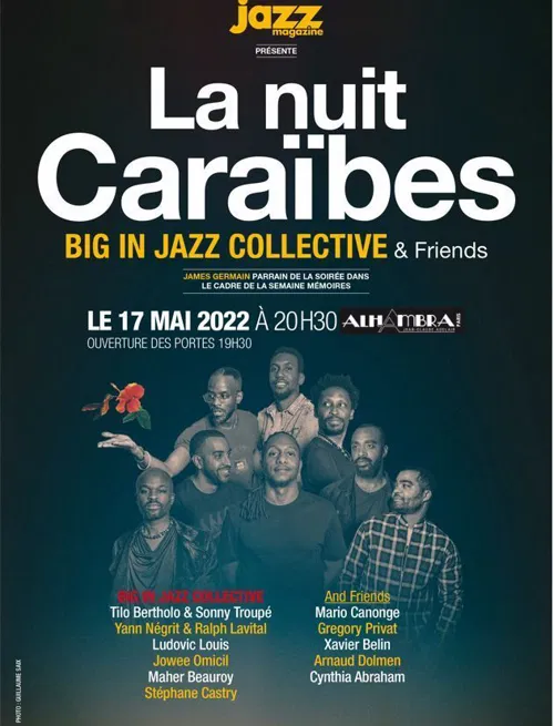 Affiche de Big in Jazz Collective & Friends : La Nuit Caraïbes