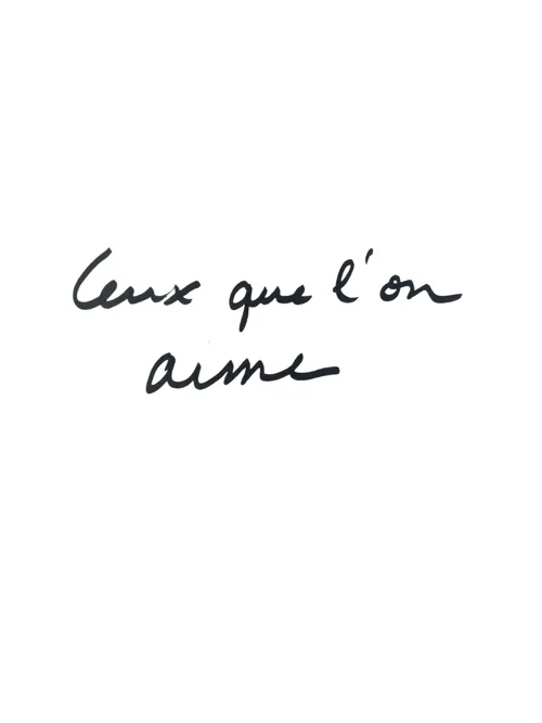 Affiche de Léa Tissier dans Ceux que l'on aime