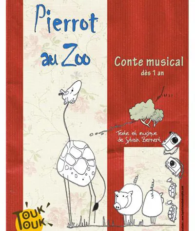 Affiche de Pierrot au zoo