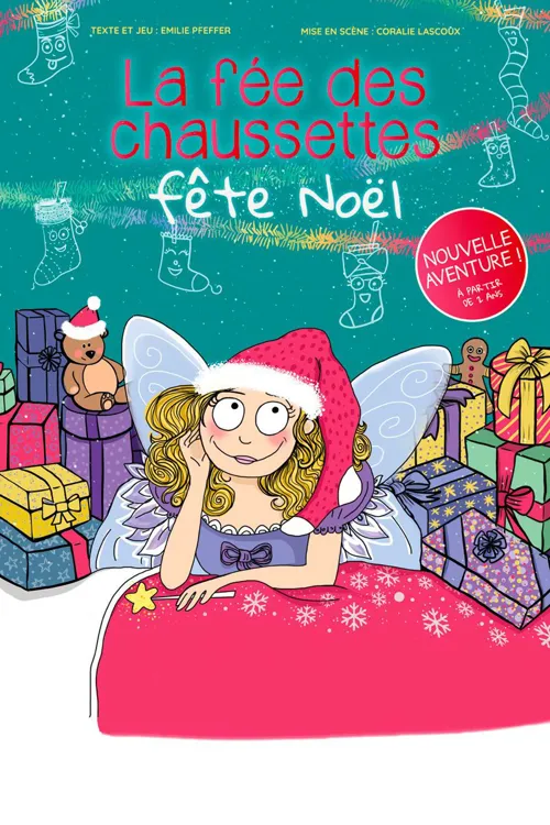 Affiche de La fée des chaussettes fête noël