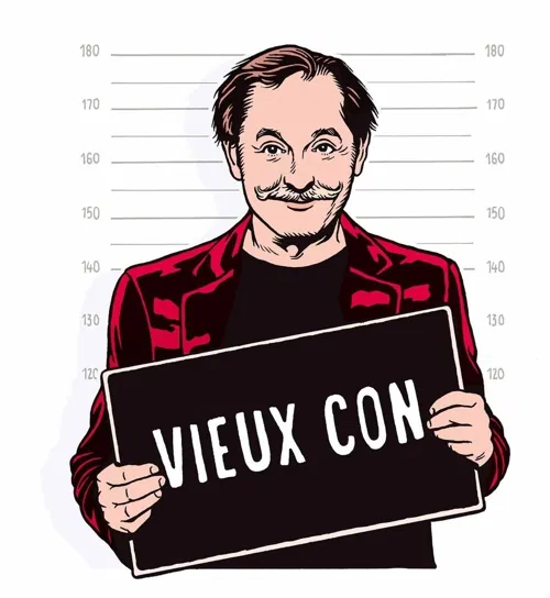Affiche de Christophe Alévêque dans Vieux con