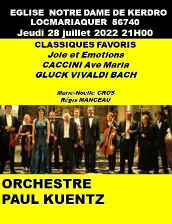 Affiche de Paul Kuentz : Classiques favoris | Locmariaquer