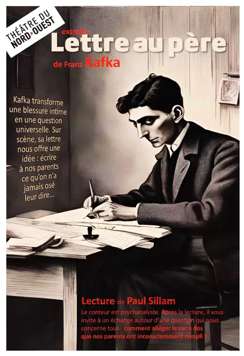 Affiche de Lettre au père, Franz Kafka ,1919