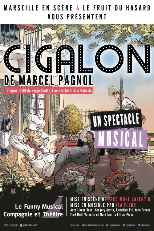 Affiche de Cigalon de Marcel Pagnol