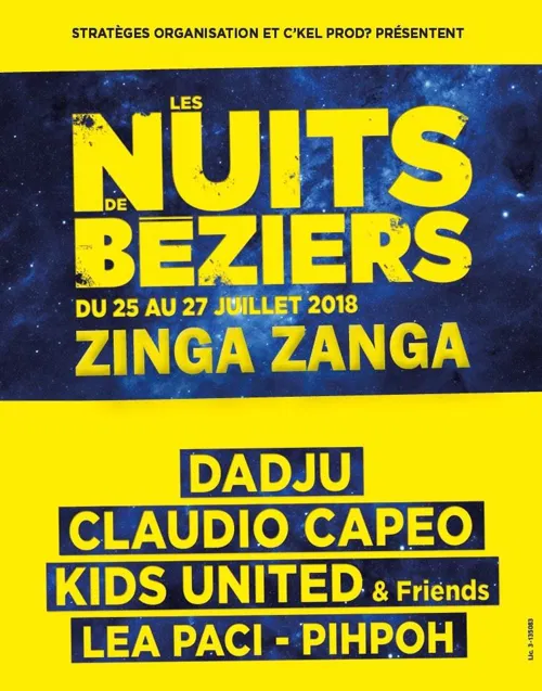 Affiche de Dadju + 1ère partie