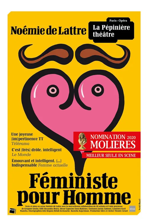 Affiche de Noémie de Lattre dans Féministe pour Homme