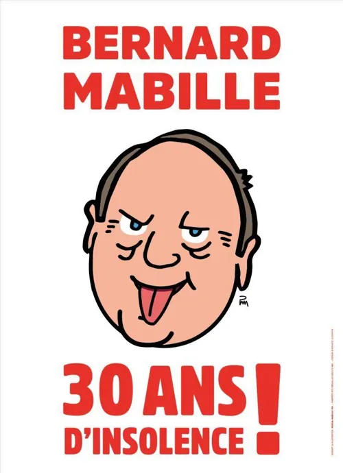 Affiche de Bernard Mabille dans 30 ans d'insolence