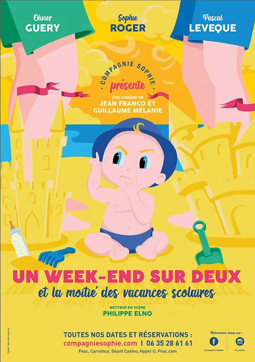 Affiche de Un week-end sur deux et la moitié des vacances scolaires