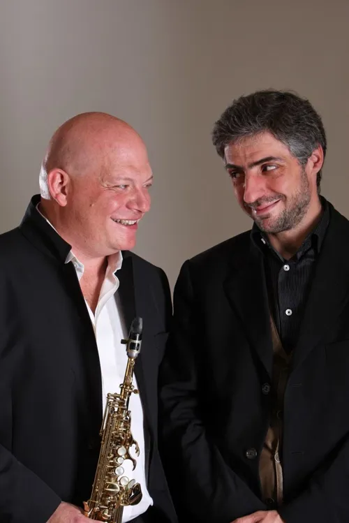 Affiche de Stéphane Spira & Giovanni Mirabassi : Spirabassi
