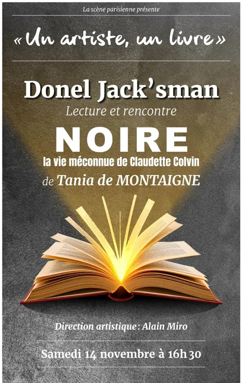 Affiche de Un artiste, un livre : Donel Jack'sman