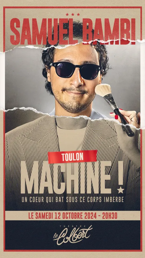 Affiche de Samuel Bambi dans Machine !