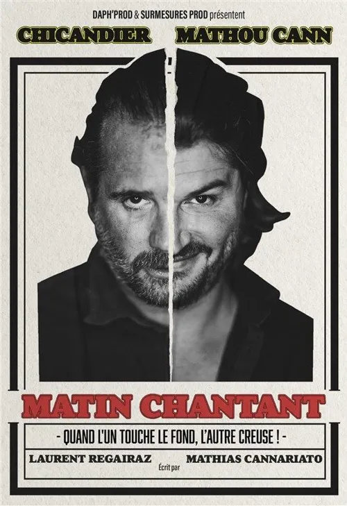 Affiche de Chicandier et Mathou dans Matin Chantant