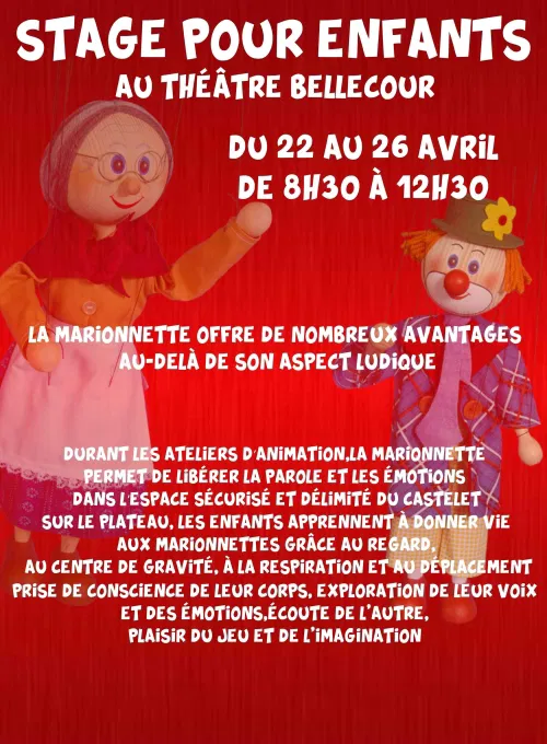 Affiche de Stage de marionnette