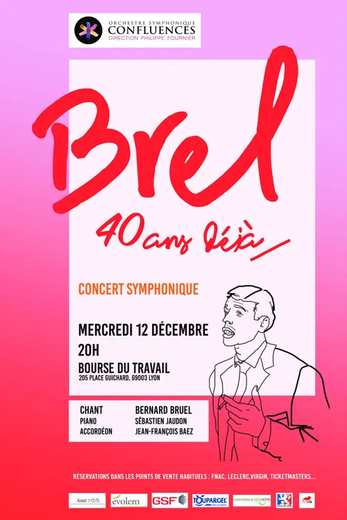 Affiche de Brel 40 ans déjà
