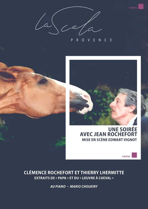 Affiche de Une soirée avec Jean Rochefort | avec Thierry Lhermitte