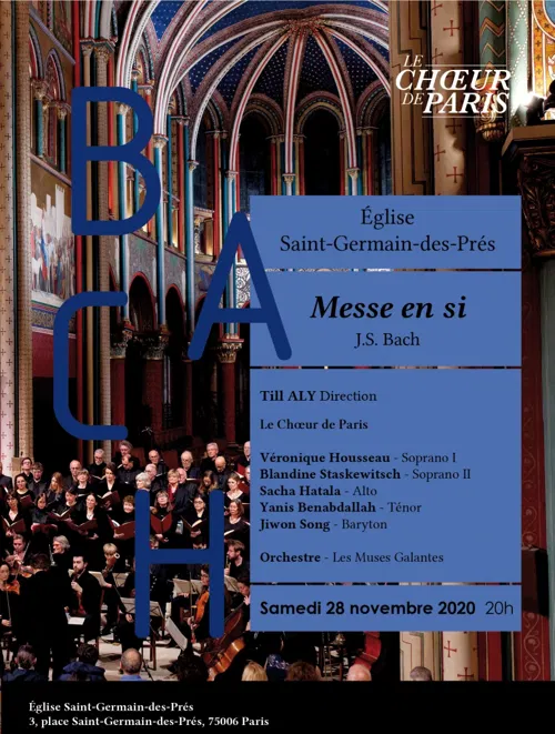 Affiche de Bach : Messe en si