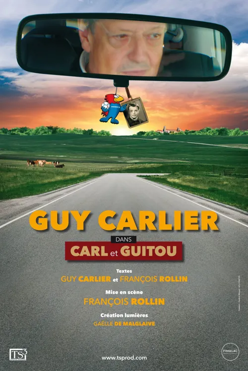Affiche de Guy Carlier dans Carl et Guitou