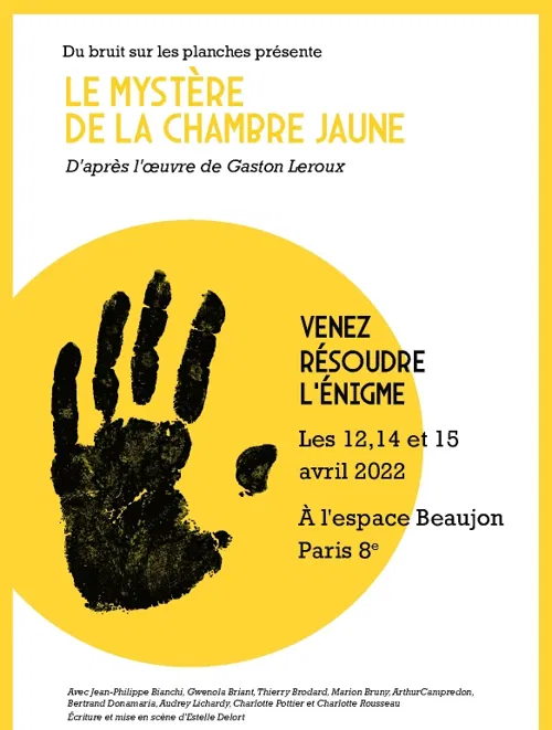Affiche de Le Mystère de la Chambre Jaune
