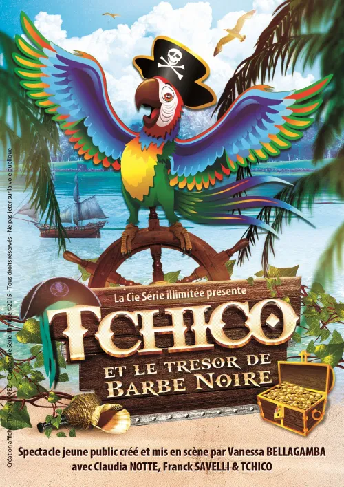 Affiche de Tchico et le trésor de Barbe noire