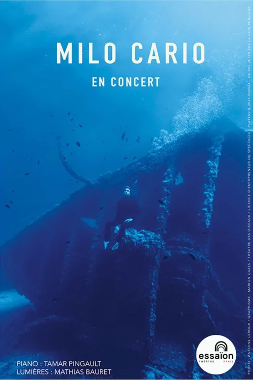 Affiche de Milo Cario en concert