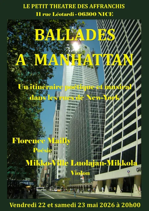 Affiche de Ballades à Manhattan