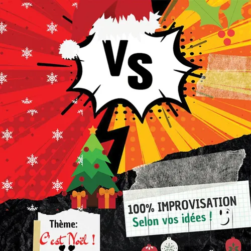 Affiche de Ring d'impro | spécial Noël