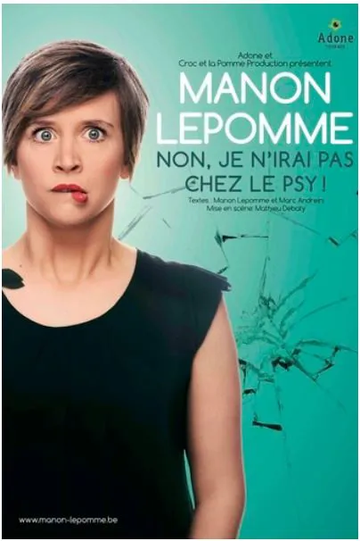 Affiche de Manon Lepomme dans Non, je n'irai pas chez le psy