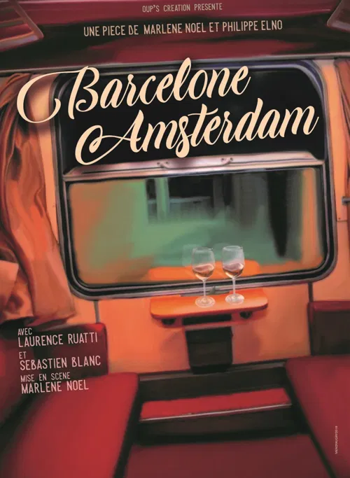 Affiche de Barcelone Amsterdam