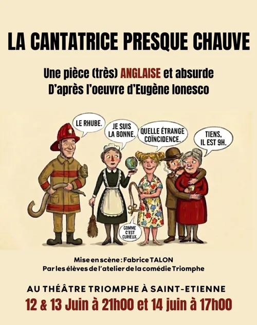 Affiche de La cantatrice presque chauve