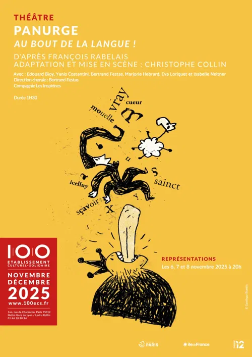 Affiche de Panurge, au bout de la langue