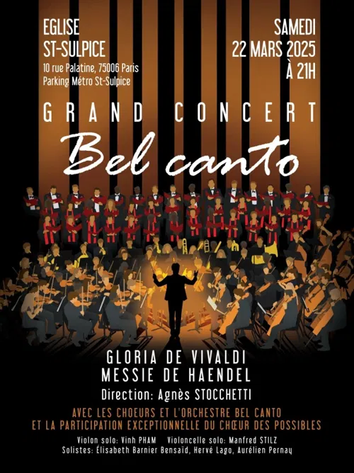 Affiche de Grand Concert Bel Canto