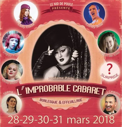 Affiche de L'improbable cabaret