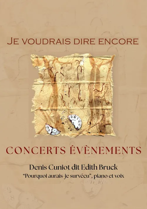 Affiche de Je voudrais dire encore