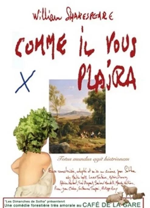Affiche de Comme il vous plaira (totus mondus agit histrionem)