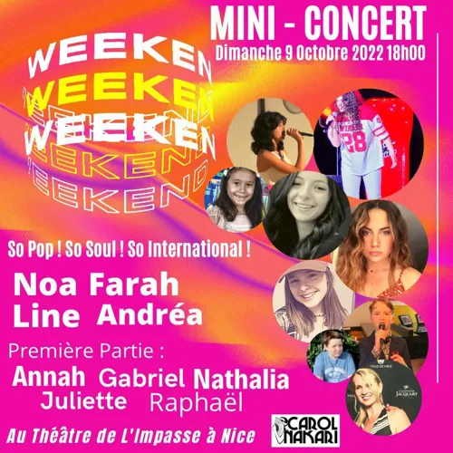Affiche de Showcase New Talents by Carol Nakari