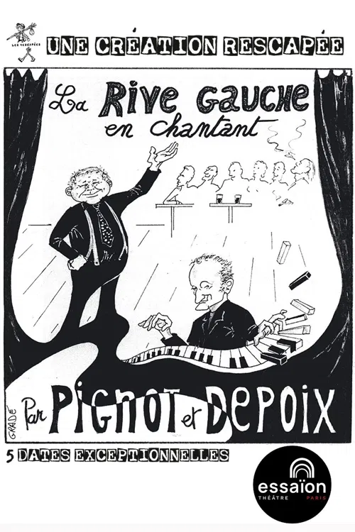 Affiche de La Rive Gauche en Chantant par Pignot et Depoix