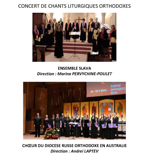 Photo 1 de Concert de l'Ensemble Slava et du Choeur du Diocèse Russe Orthodoxe en Australie