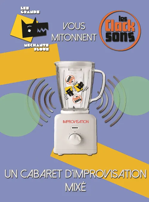 Affiche de Cabarets Mixés - improvisation théâtrale