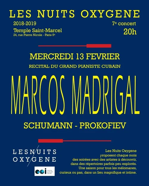 Affiche de Marcos Madrigal