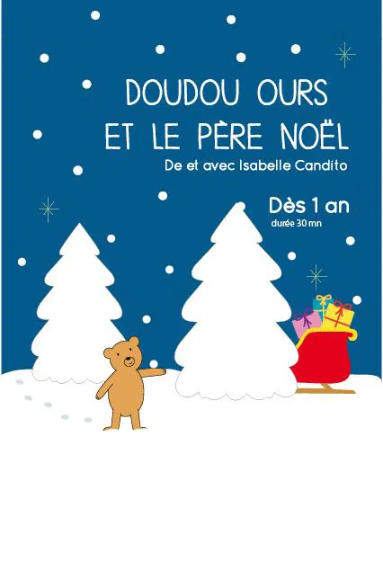Affiche de Doudou Ours et le Père Noël