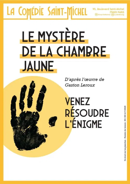 Affiche de Le Mystère de la chambre jaune