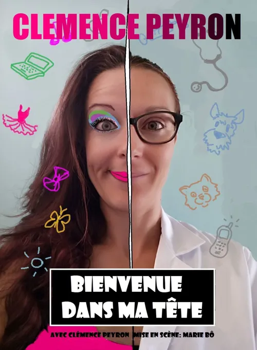 Affiche de Clémence Peyron dans Bienvenue dans ma tête
