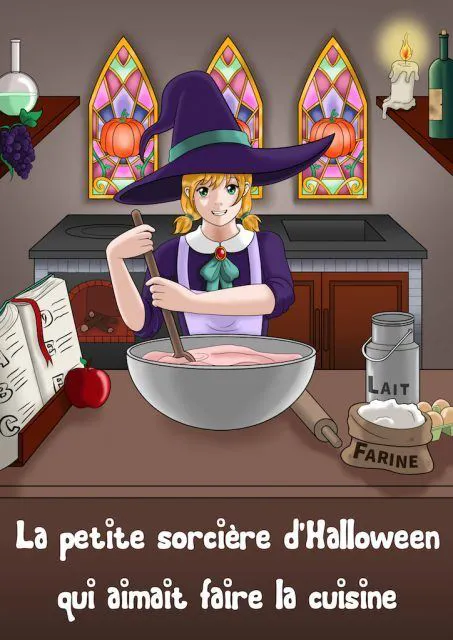 Affiche de La petite sorcière d'Halloween qui aimait faire la cuisine