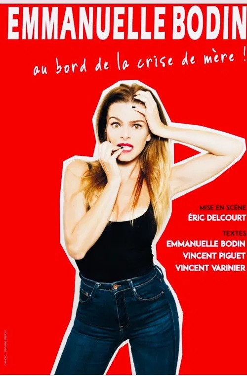 Affiche de Emmanuelle Bodin dans Au bord de la crise de mère !