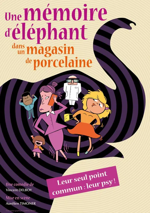 Affiche de Une mémoire d'éléphant dans un magasin de porcelaine