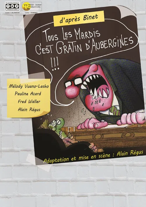 Affiche de Tous les mardis, c'est gratin d'aubergines