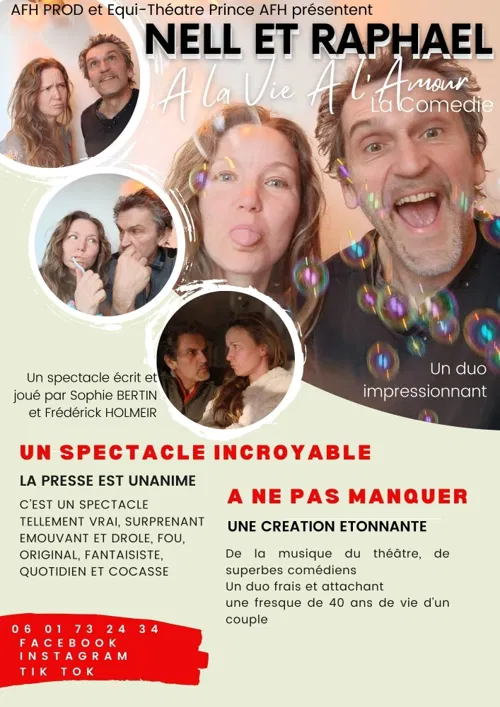 Affiche de Nell & Raphael A la Vie A l'Amour