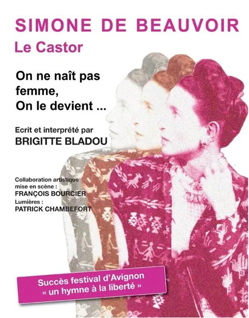 Affiche de Simone de Beauvoir : On ne naît pas femme, on le devient